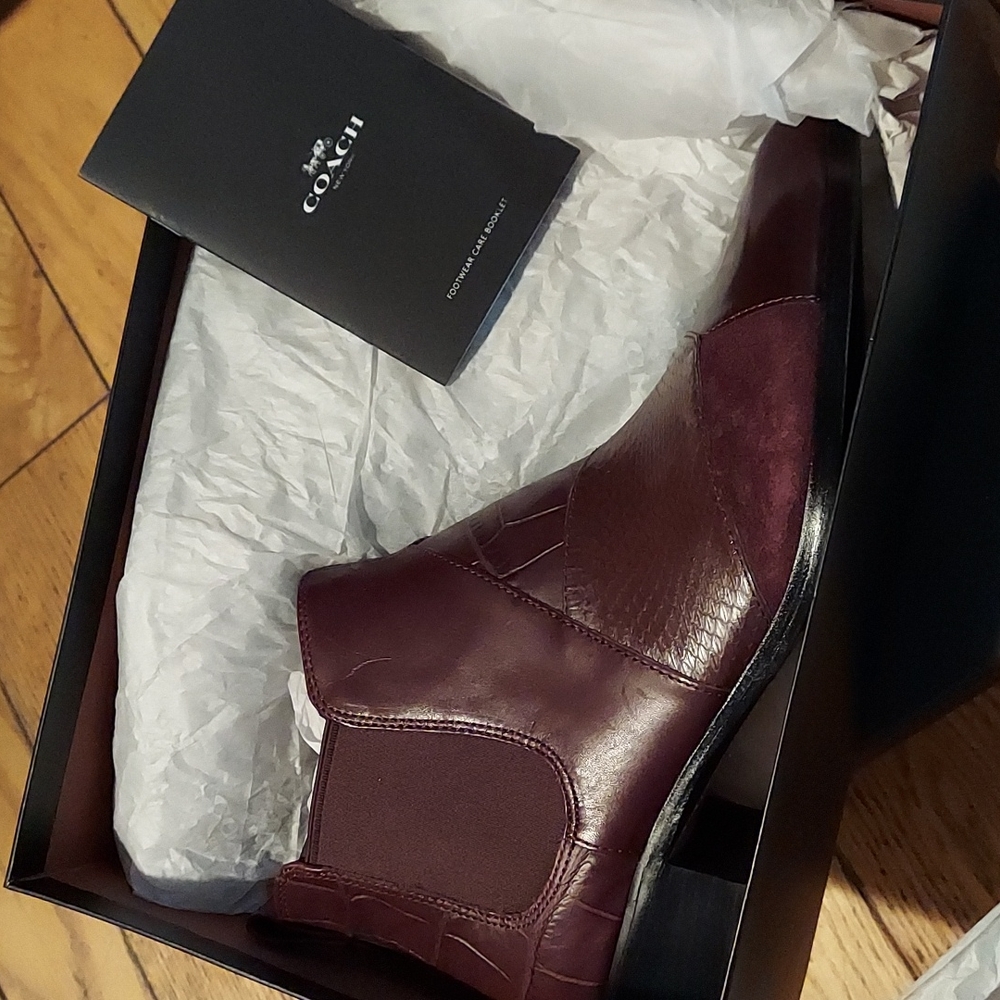 NWT Coach boots